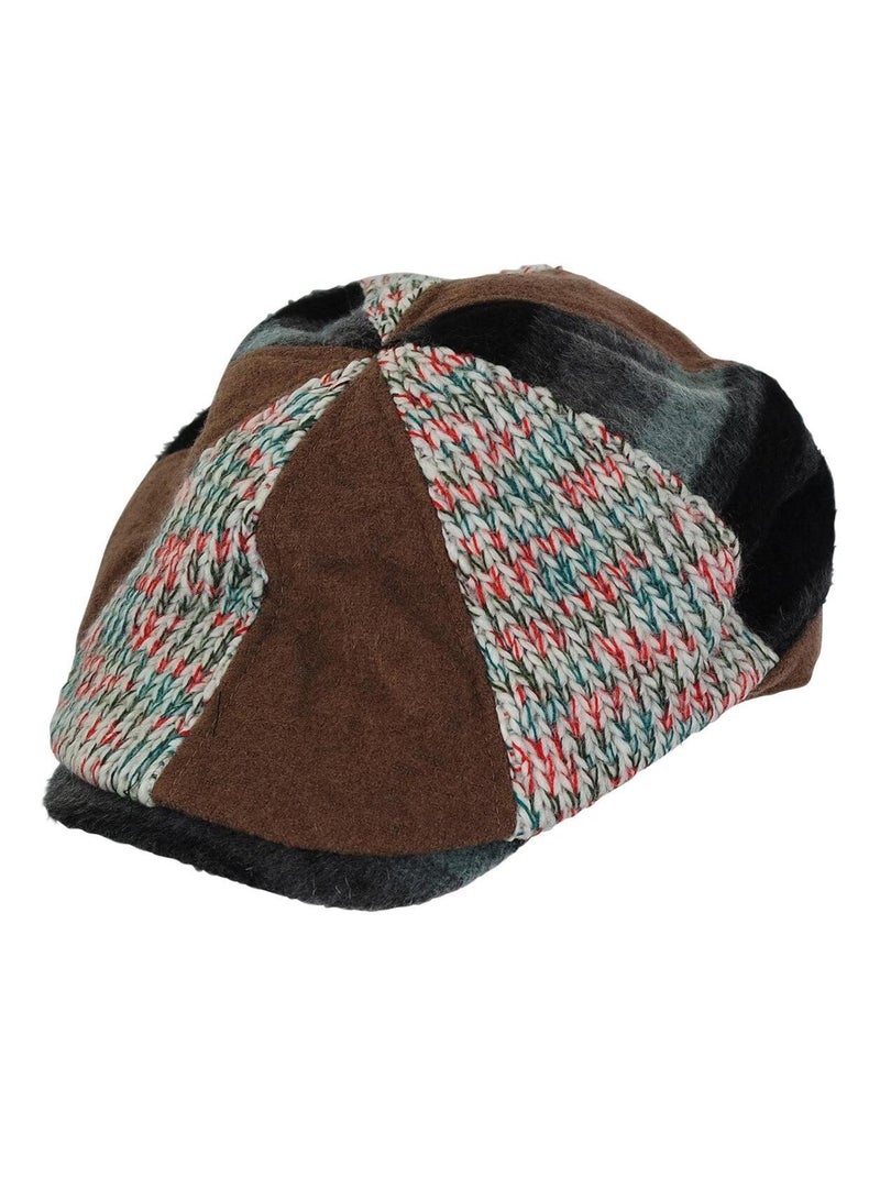 Casquette patchwork Marron - Kiabi