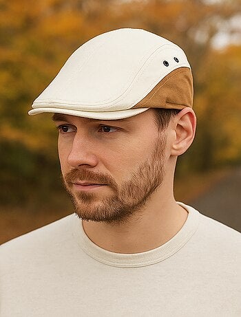 Casquette plate bicolore ALEXANDER