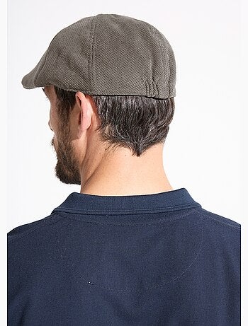 Casquette plate en tissu aspect lainage - Afibel