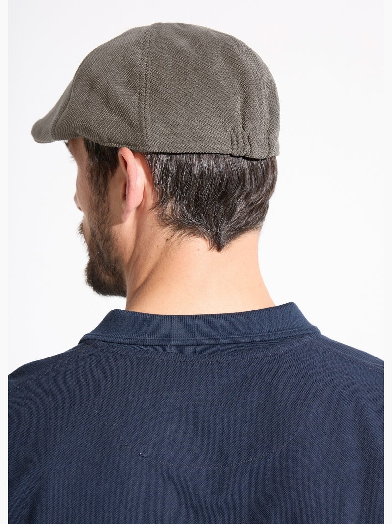 Casquette plate en tissu aspect lainage - Afibel Gris - Kiabi