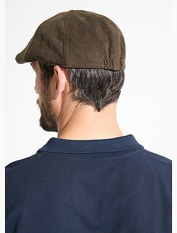 Casquette plate en tissu aspect lainage - Afibel