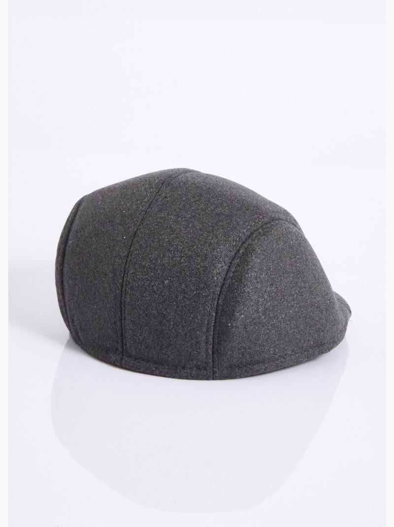 Casquette plate façon lainage - AFIBEL Gris - Kiabi