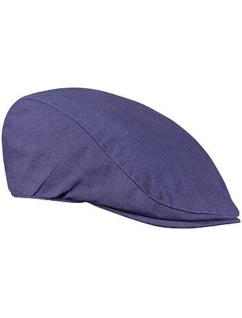 Casquette Plate Lin Coton Olmo