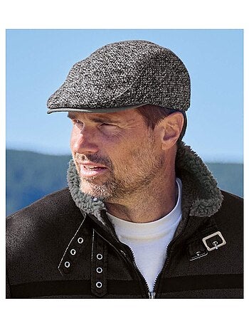 Casquette Plate Tricot Mouliné - ATLAS FOR MEN