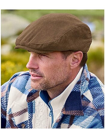 Casquette Plate Velours Côtelé Trendy - ATLAS FOR MEN