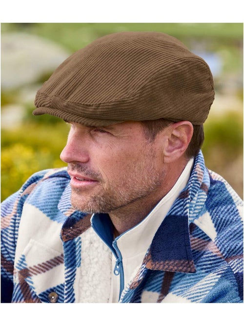 Casquette Plate Velours Côtelé Trendy  - ATLAS FOR MEN - Kiabi