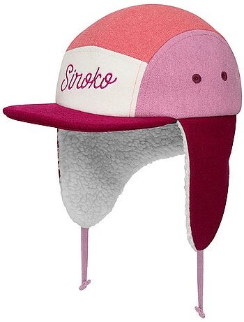 Casquette polaire avec cache-oreilles enfant lifestyle enfants flyer dark rose