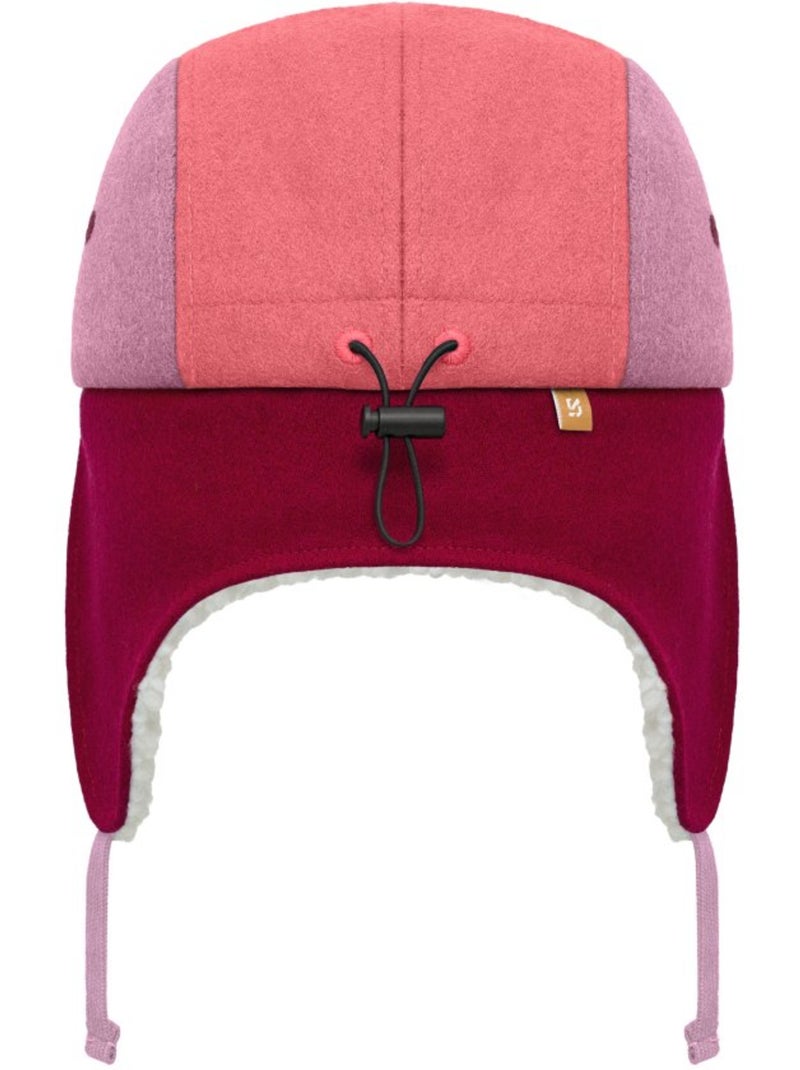 Casquette polaire avec cache-oreilles enfant lifestyle enfants flyer dark rose Rose - Kiabi