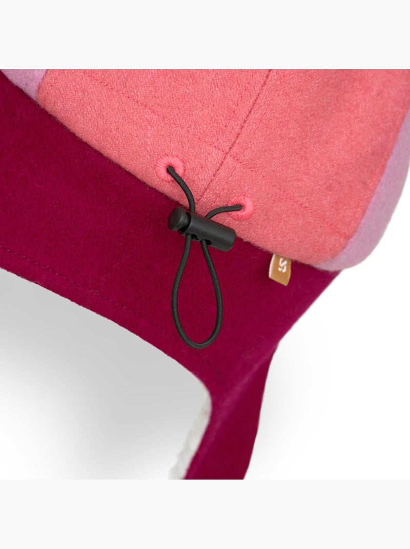 Casquette polaire avec cache-oreilles enfant lifestyle enfants flyer dark rose Rose - Kiabi