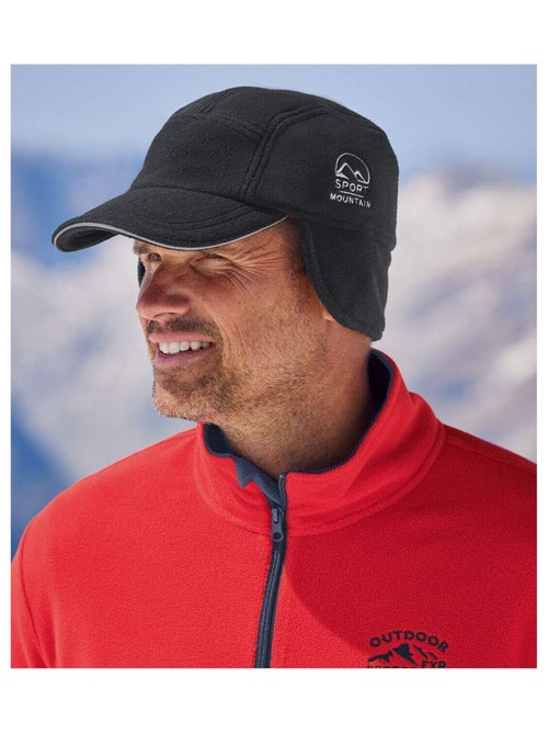 Casquette Polaire Cache-Oreilles  - ATLAS FOR MEN - Kiabi