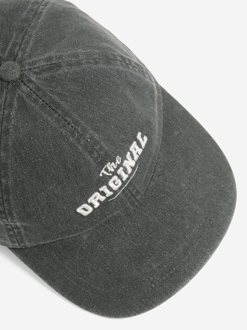 Casquette réglable par scratch Kaki - Kiabi