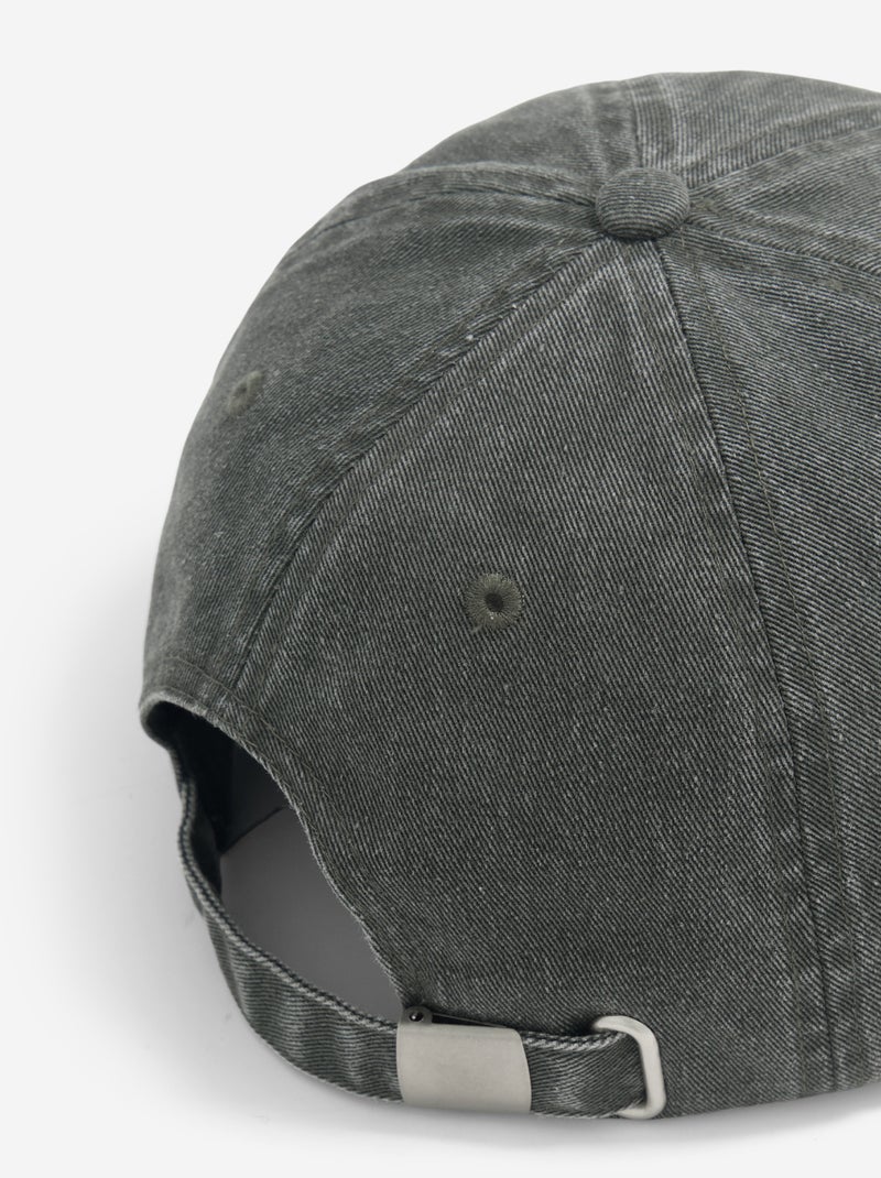 Casquette réglable par scratch Kaki - Kiabi
