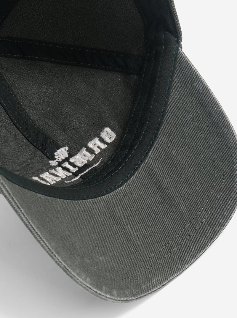 Casquette réglable par scratch Kaki - Kiabi