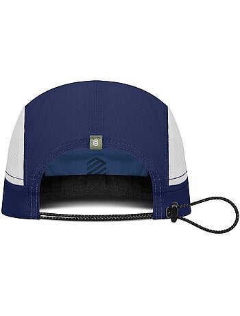 Casquette running 5-panneaux fitness homme et femme sprint cobalt