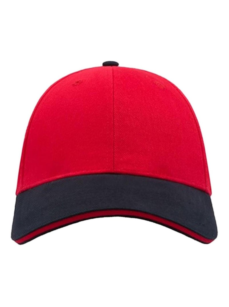 Casquette sandwich en coton épais - mixte - atlantis Rouge cachemire - Kiabi