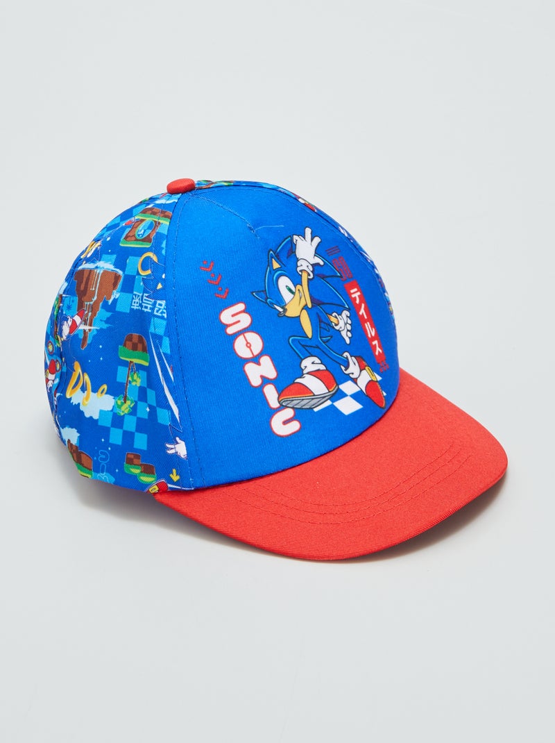 Casquette 'Sonic' Bleu/rouge - Kiabi