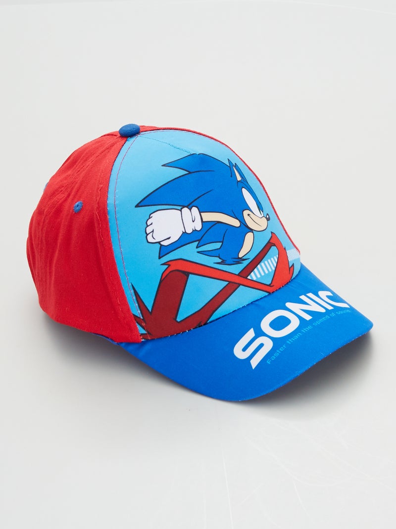 Casquette 'Sonic' en toile Rouge - Kiabi