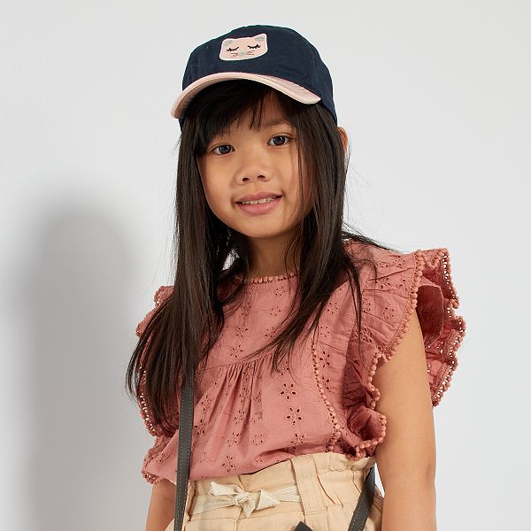 Casquette Souple Chat Fille 3 12 Ans Bleu Marine Kiabi 1 80