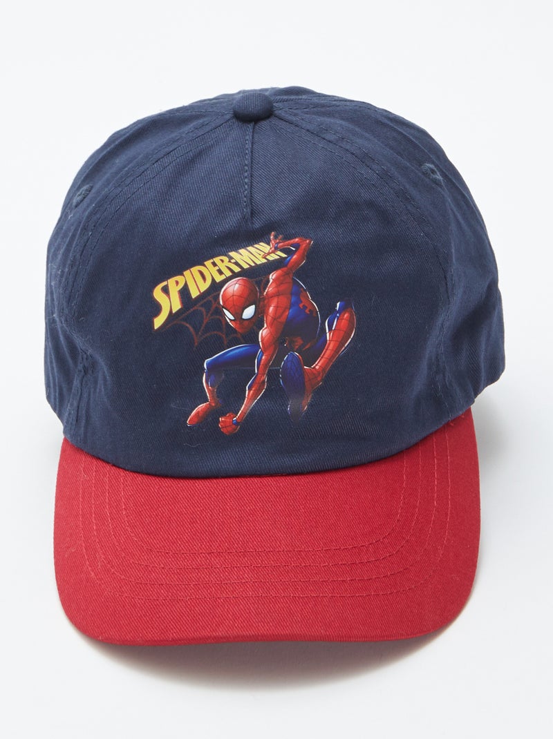 Casquette 'Spider-Man' 'Marvel' Rouge/Marine - Kiabi