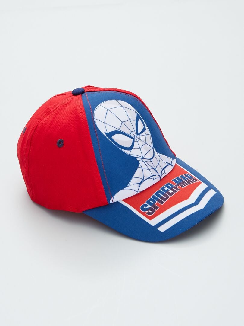 Casquette Baseball Spiderman Rouge – Taille Unique, 100% Polyester – Neuve Avec étiquettes