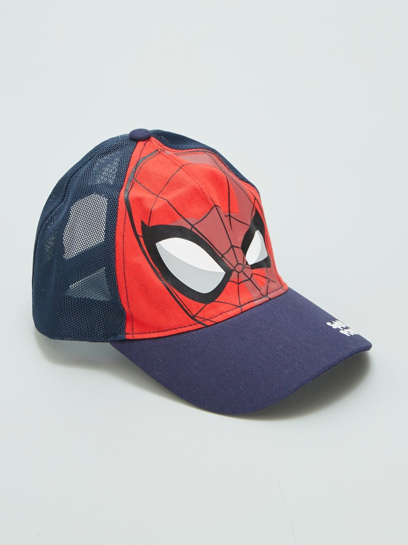 Casquette 'Spiderman' Bleu/rouge - Kiabi