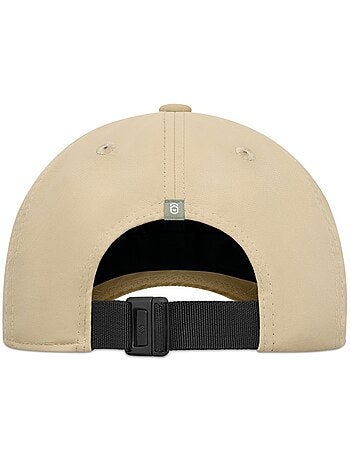 Casquette sport 6-panneaux fitness homme et femme coach sand brown