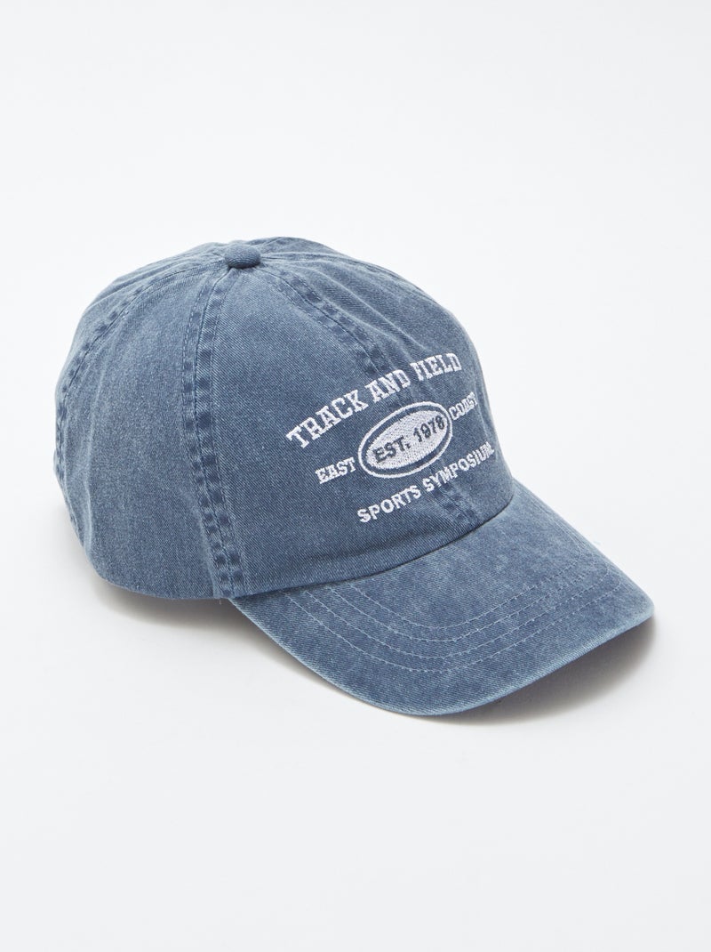 Casquette style américaine BLEU - Kiabi