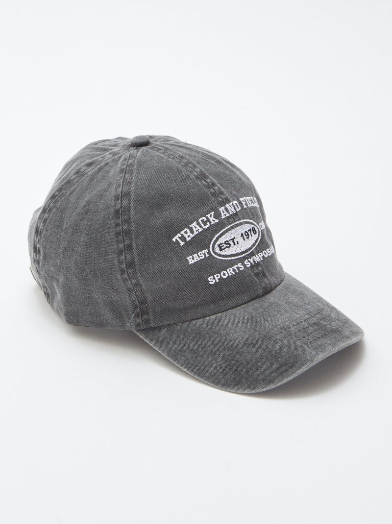 Casquette style américaine GRIS - Kiabi