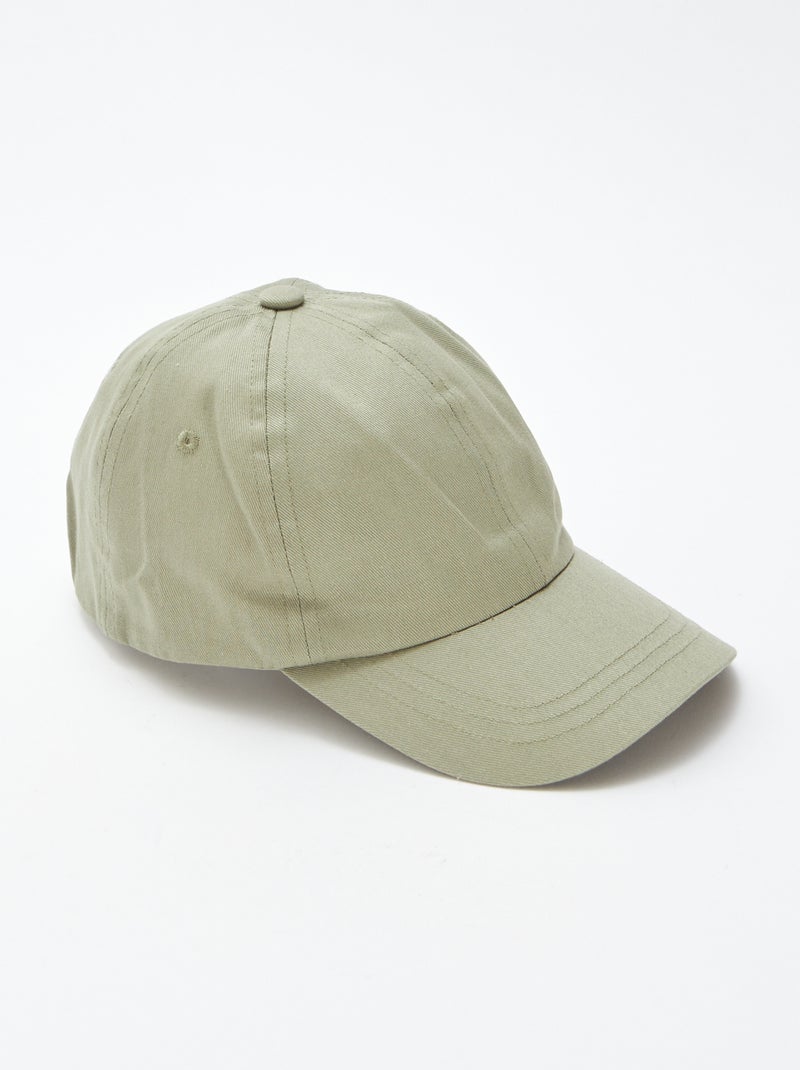 Casquette style baseball unie Vert - Kiabi