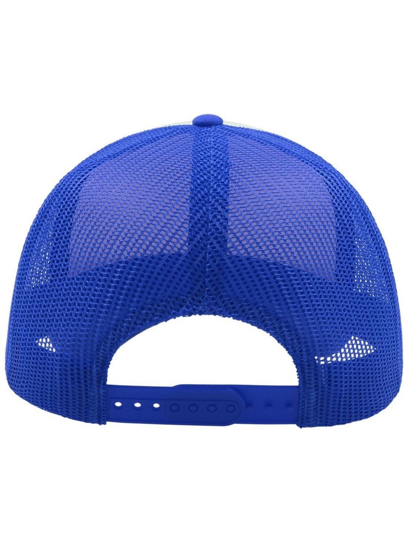 Casquette style trucker rapper - mixte - atlantis Bleu roi - Kiabi