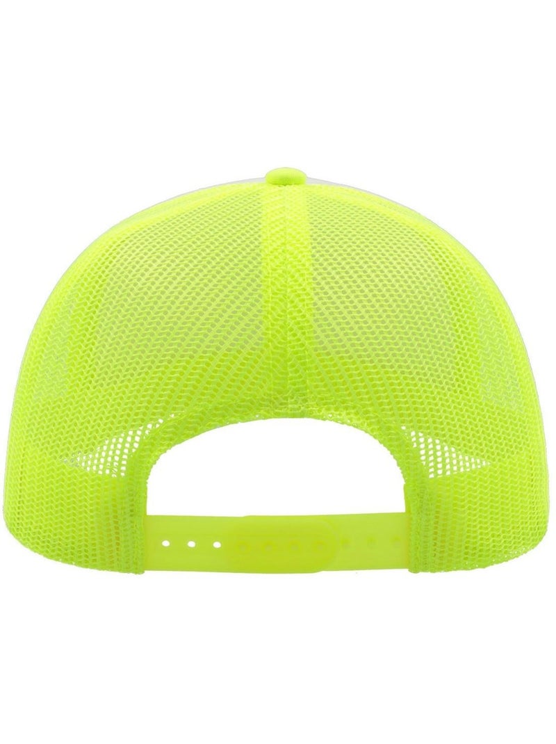 Casquette style trucker rapper - mixte - atlantis Jaune citron - Kiabi