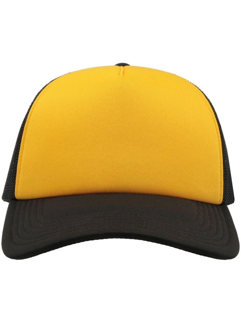 Casquette style trucker rapper - mixte - atlantis Jaune pâle - Kiabi