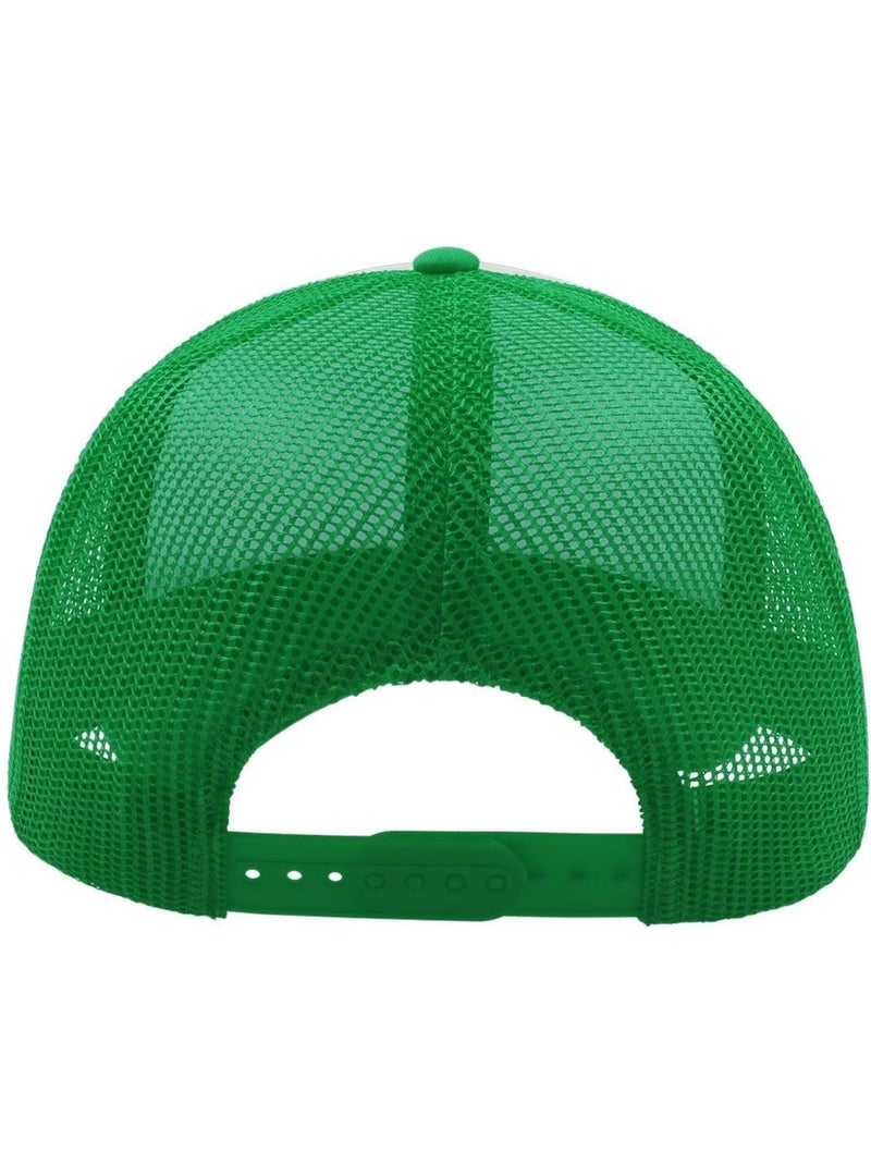 Casquette style trucker rapper - mixte - atlantis Vert - Kiabi