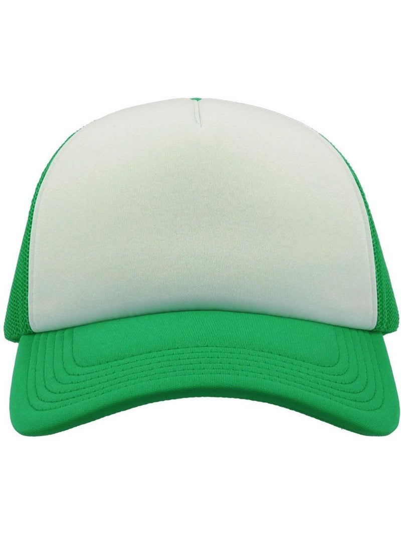 Casquette style trucker rapper - mixte - atlantis Vert - Kiabi