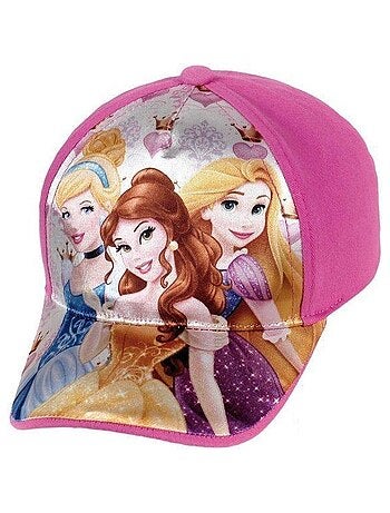 Casquette T 54 Princesse Belle, Cendrillon, Raiponce rose