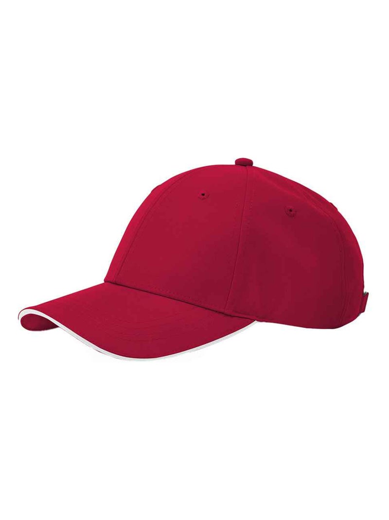 Casquette team sports-tech - beechfield Rouge grenat - Kiabi