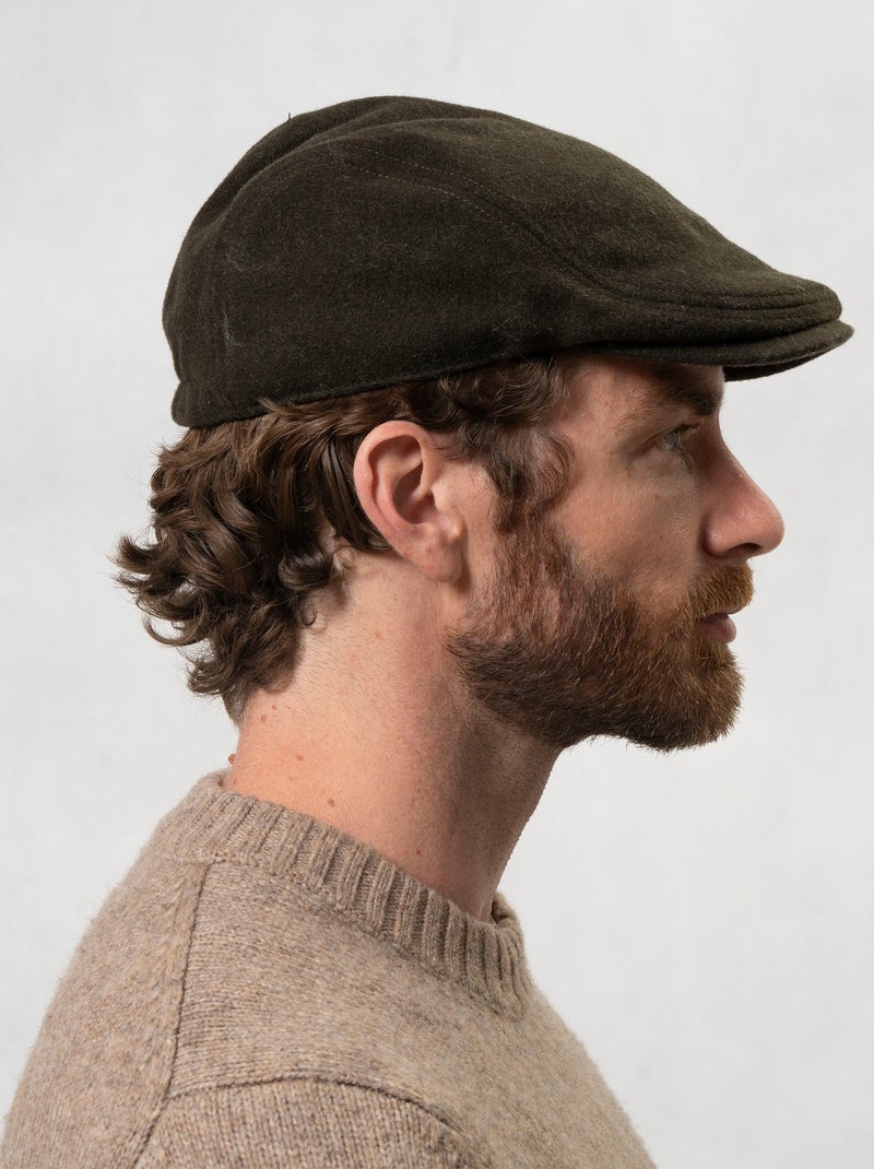 Casquette tissu, doublée en polyester homme Isotoner Kaki - Kiabi