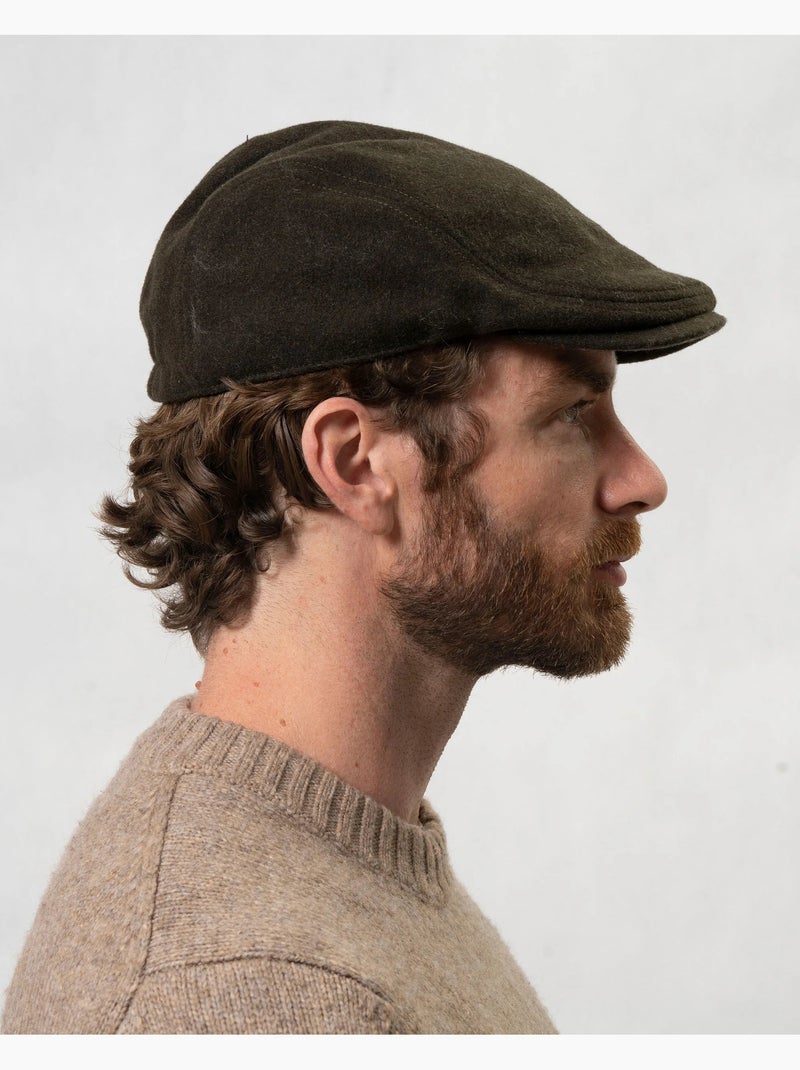 Casquette tissu, doublée en polyester homme Kaki - Kiabi