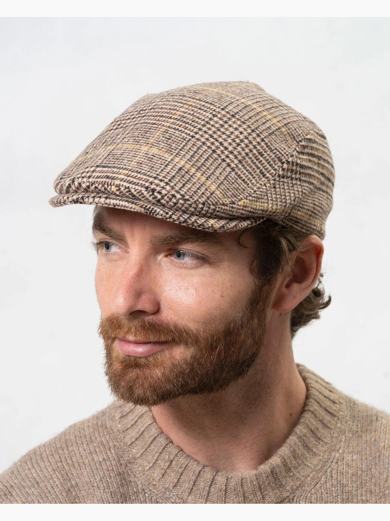 Casquette tissu, doublée en polyester homme Marron - Kiabi