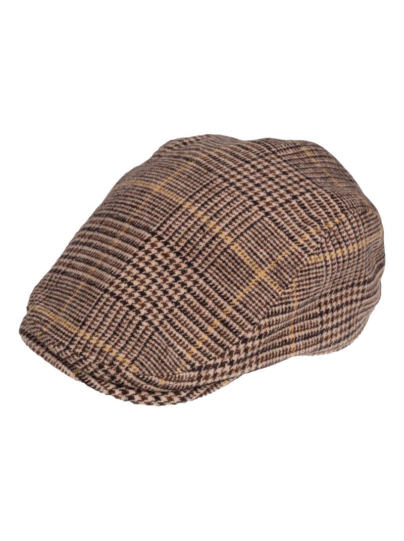 Casquette tissu, doublée en polyester homme Marron - Kiabi