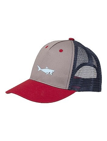 Casquette tricolore avec patch amusant garçon isotoner