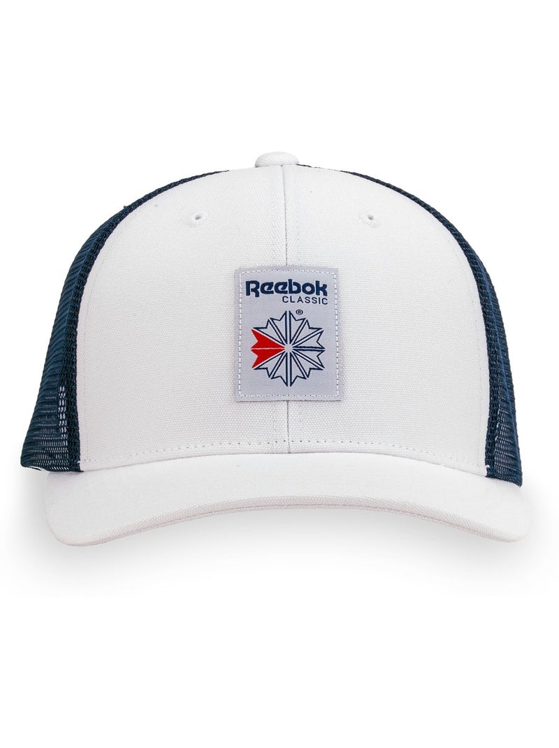 Casquette Trucker avec filet et patch Vector Cap Reebok Blanc - Kiabi