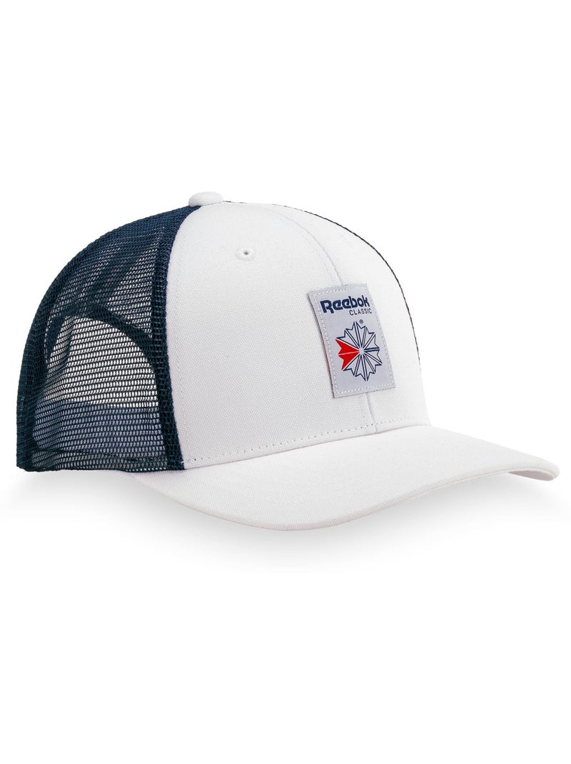 Casquette Trucker avec filet et patch Vector Cap Reebok Blanc - Kiabi
