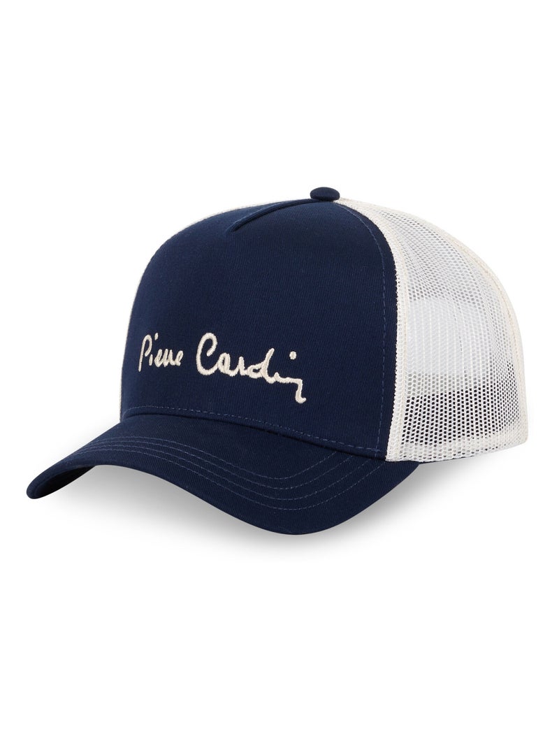 Casquette Trucker avec filet Net Pierre Cardin Bleu Blanc - Kiabi