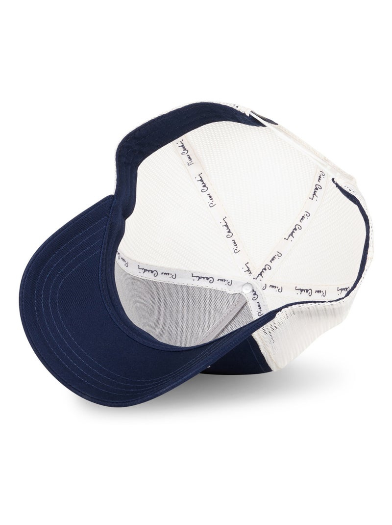 Casquette Trucker avec filet Net Pierre Cardin Bleu Blanc - Kiabi