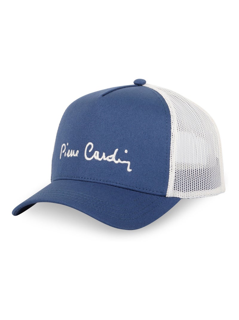 Casquette Trucker avec filet Net Pierre Cardin Bleu Blanc - Kiabi