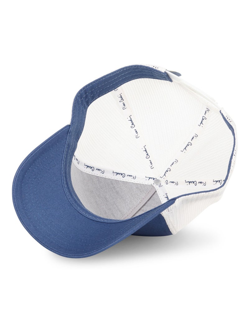 Casquette Trucker avec filet Net Pierre Cardin Bleu Blanc - Kiabi