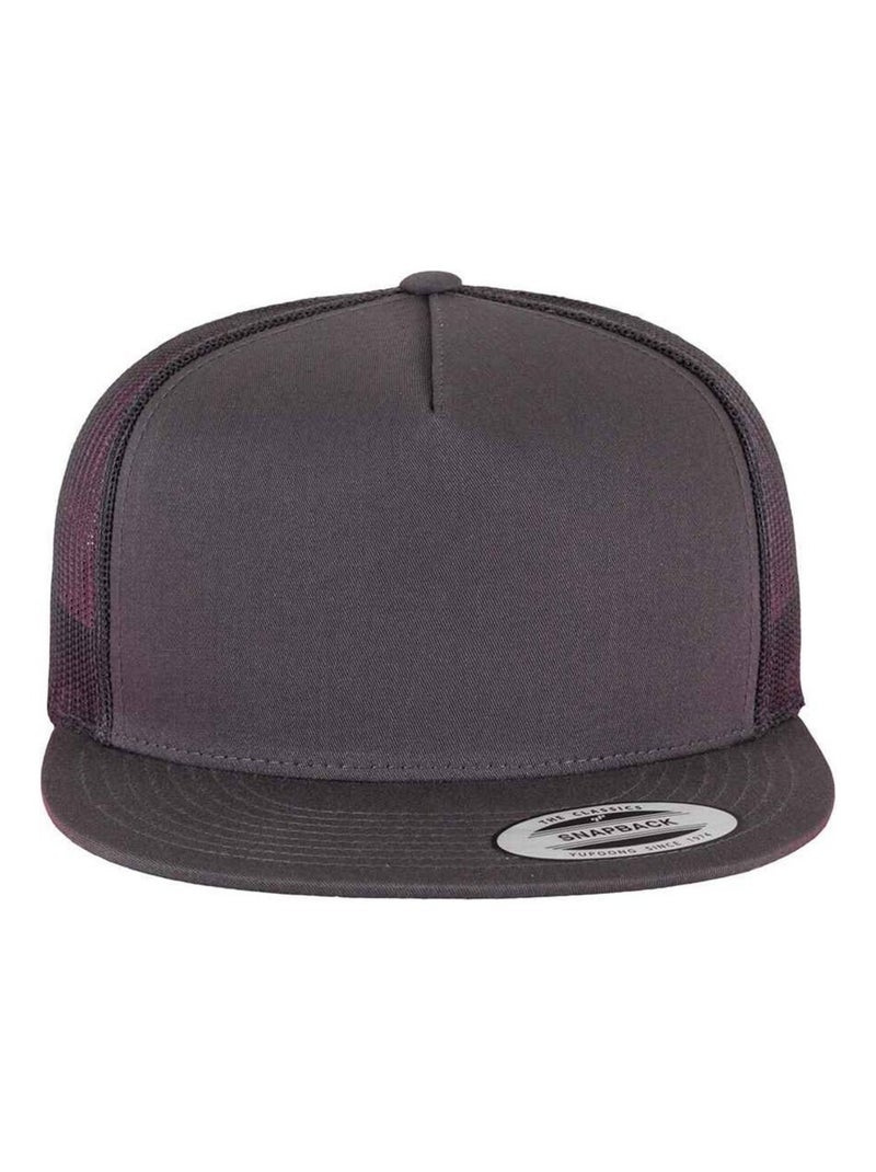 Casquette trucker classic - flexfit Gris Noir - Kiabi