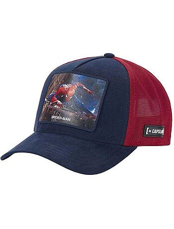 Casquette trucker motif/style homme araignée - capslab (spider-man)
