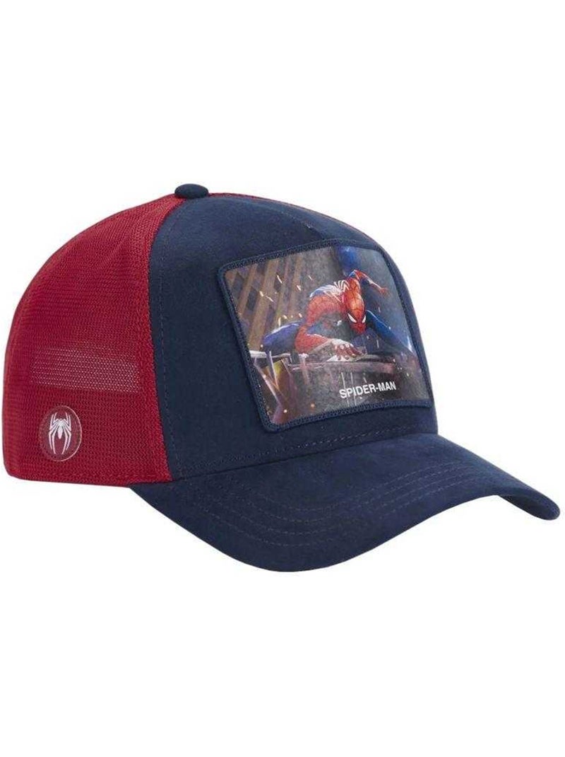 Casquette trucker motif/style homme araignée - capslab (spider-man) Rouge cachemire - Kiabi
